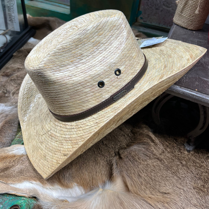 Outback Trading Company Eight Seconds Straw Hat 15192-NAT